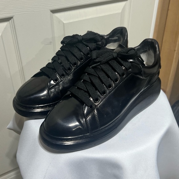 Alexander McQueen Larry Sneakers “Custom” Stealth Black Men’s Sz. 11 (44) - Picture 3 of 14
